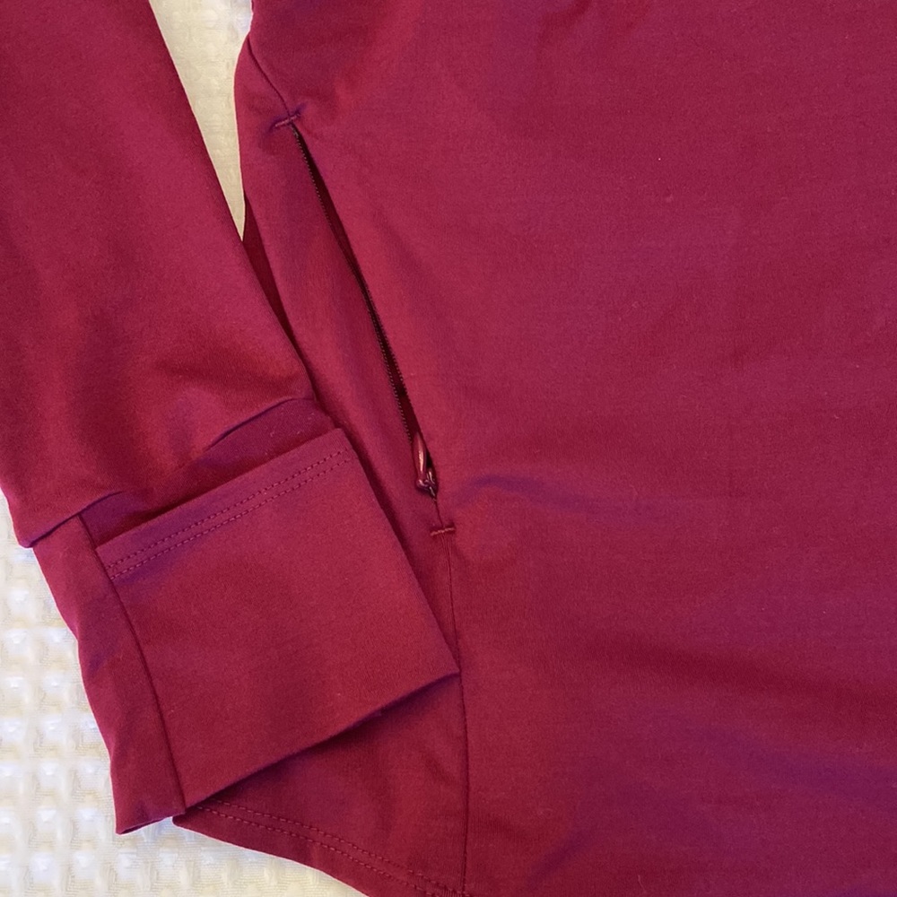 SOLD! ATHLETA “MALIBU” Half Zip Front Running Hiking Top Jacket Size Small - Picture 10 of 16